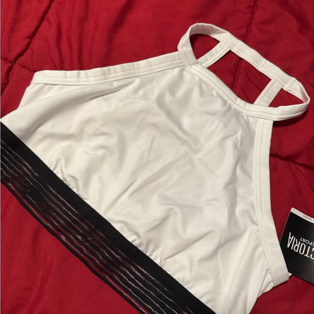 Victoria's Secret Black and White Sports Bra Intimates